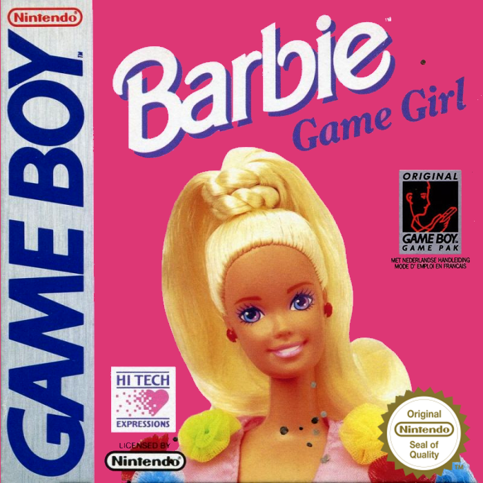 Barbie - Game Girl — box-2D (EU)