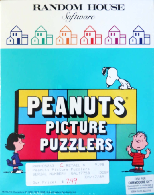 Peanuts Picture Puzzlers box art