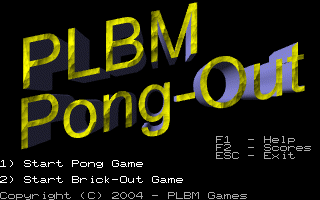 PLBM Pong-Out box art