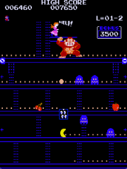 Donkey Kong Pac-Man Crossover — ss (WOR)