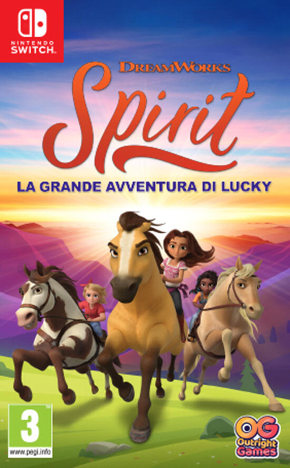 DreamWorks Spirit - Lucky's Big Adventure — box-2D (IT)