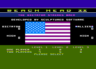 Beach-Head II - The Dictator Strikes Back — sstitle (US)