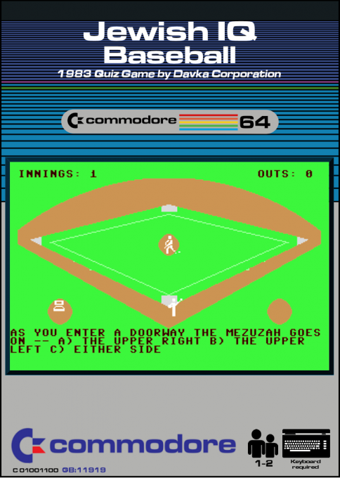 Jewish IQ Baseball box art