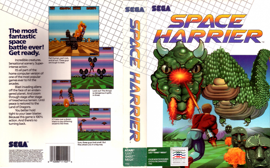 Space Harrier — box-texture (US)
