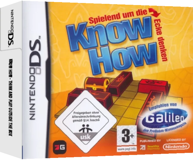 Know How - Spielend um die Ecke denken — box-3D (EU)