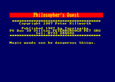 Philosopher's Quest — sstitle (EU)