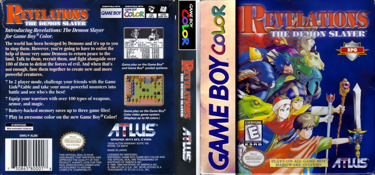 Megami Tensei Gaiden - Last Bible — box-texture (US)