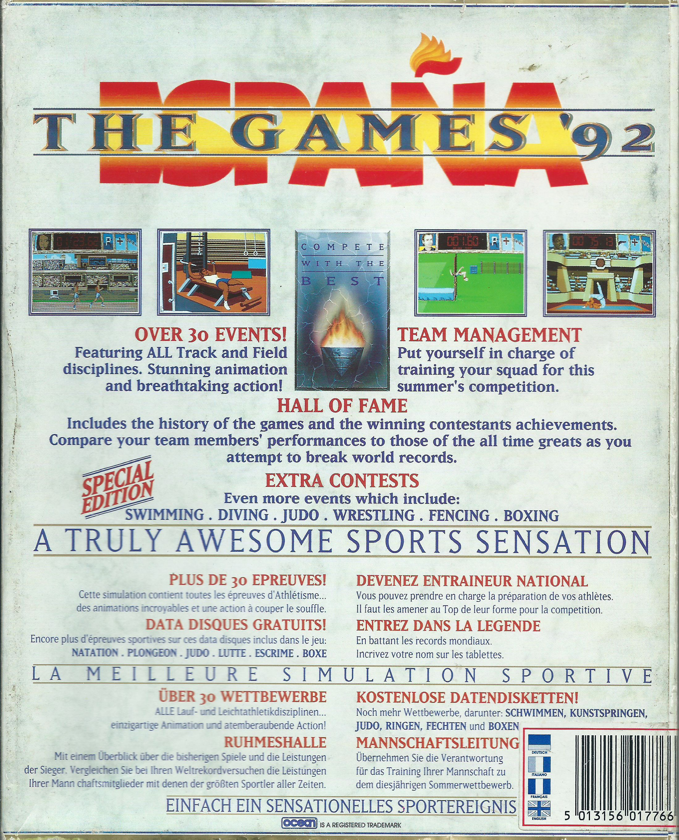 Games '92, The - Espana — box-2D-back (EU)