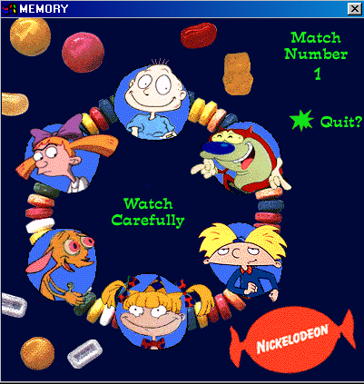 The Nicktoons Memory Challenge — ss (WOR)
