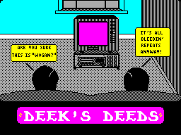 Deek's Deeds — sstitle (WOR)