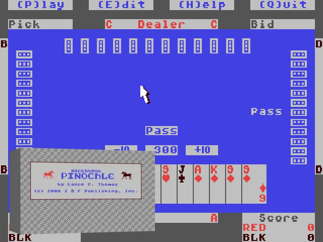 Racehorse Pinochle — mixrbv2 (WOR)