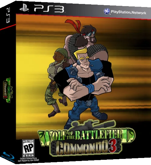 Wolf of the Battlefield - Commando 3 — box-3D (US)
