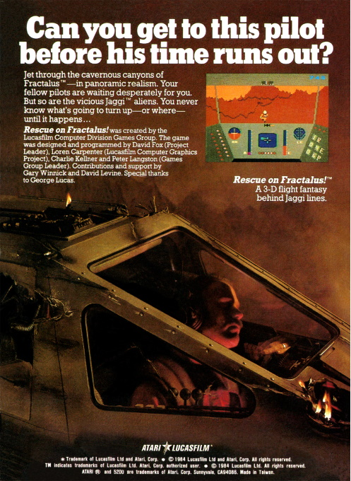 Rescue On Fractalus! — box-2D-back (US)