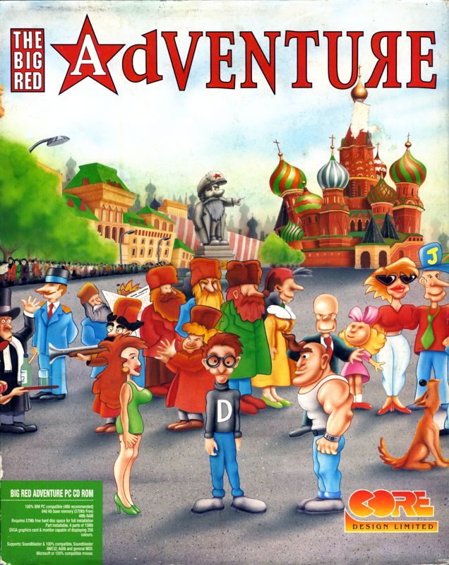 Big Red Adventure, The box art