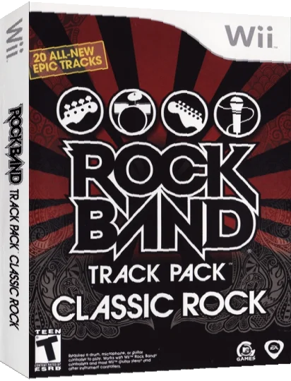 Rock Band Track Pack - Classic Rock — box-3D (US)