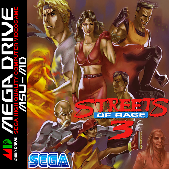 MD Streets Of Rage III box art