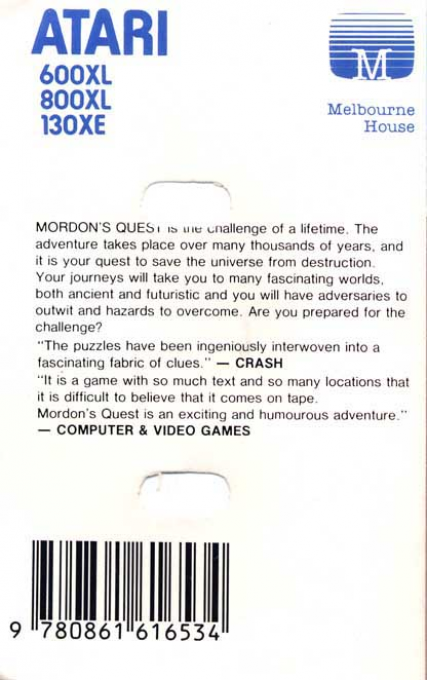 Mordon's Quest — box-2D-back (EU)