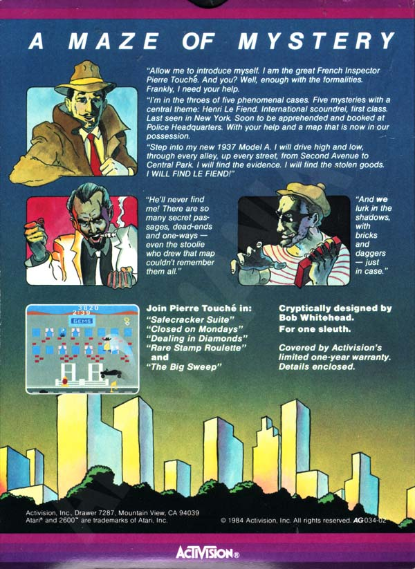 Private Eye — box-2D-back (US)