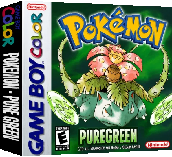 Pokemon - Pure Green — box-3D (US)