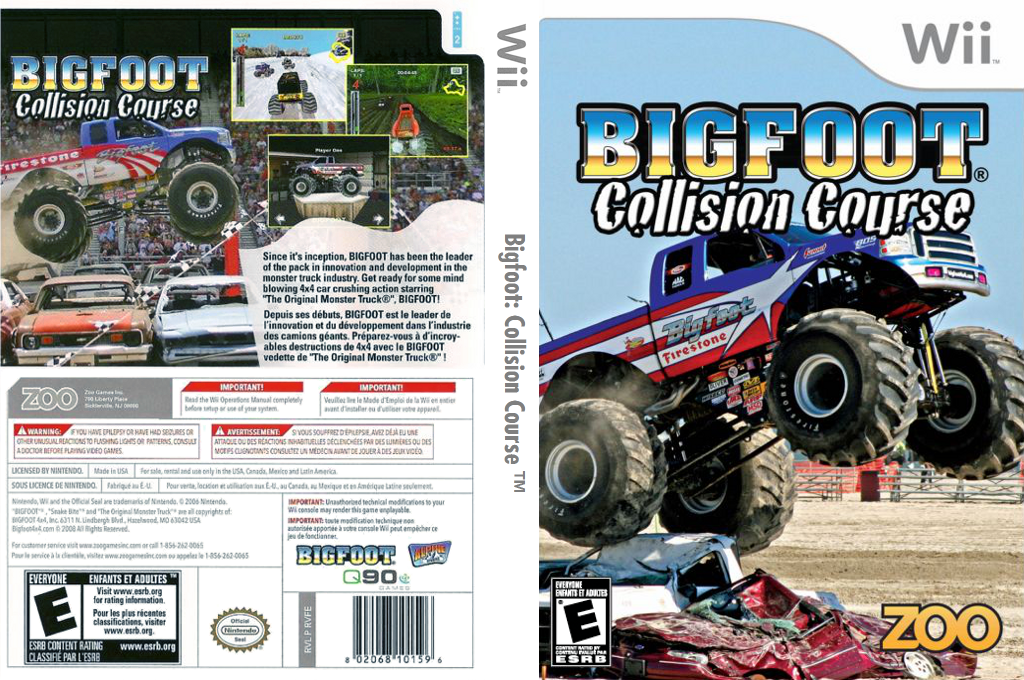Bigfoot - Collision Course — box-texture (US)