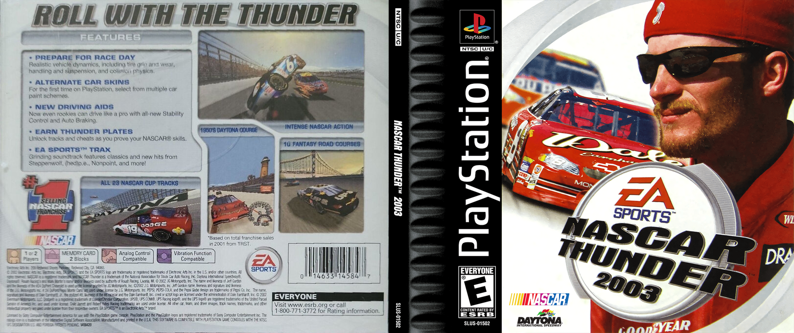 NASCAR Thunder 2003 — box-texture (US)