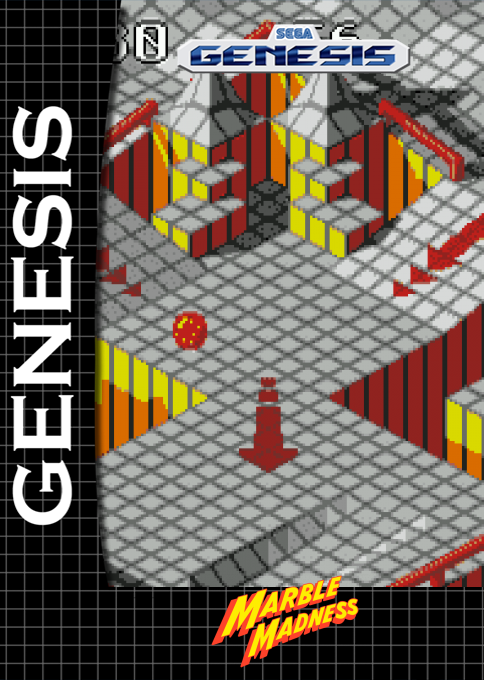 Marble Madness — box-2D (SS)