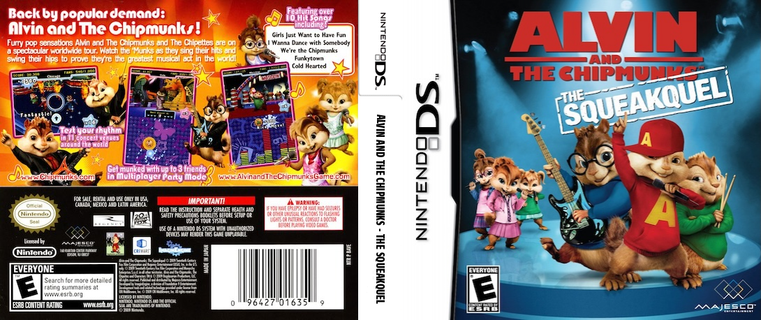 Alvin and the Chipmunks - The Squeakquel — box-texture (US)