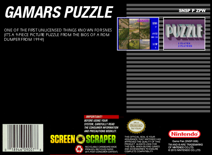 Gamars Puzzle — box-2D-back (WOR)