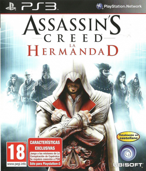 Assassin's Creed - Brotherhood — box-2D (SP)