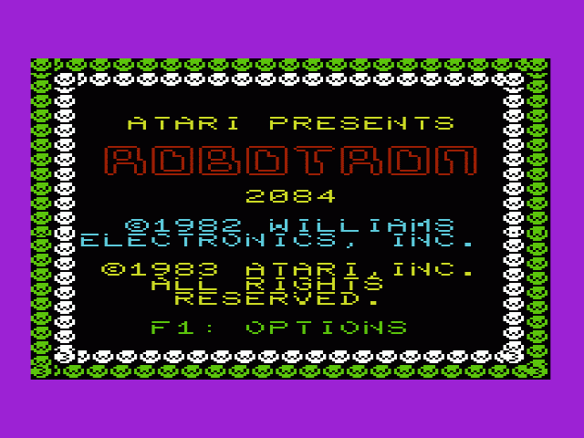 Robotron 2084 — sstitle (US)