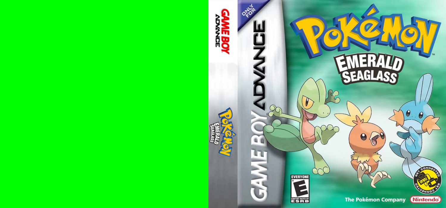 Pokémon - Emerald Seaglass — box-texture (US)