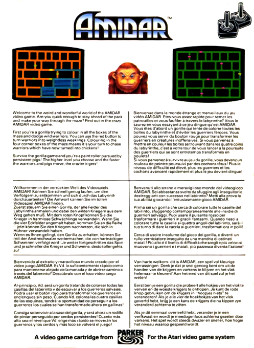Amidar — box-2D-back (EU)