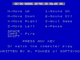 Bug Blaster — sstitle (WOR)