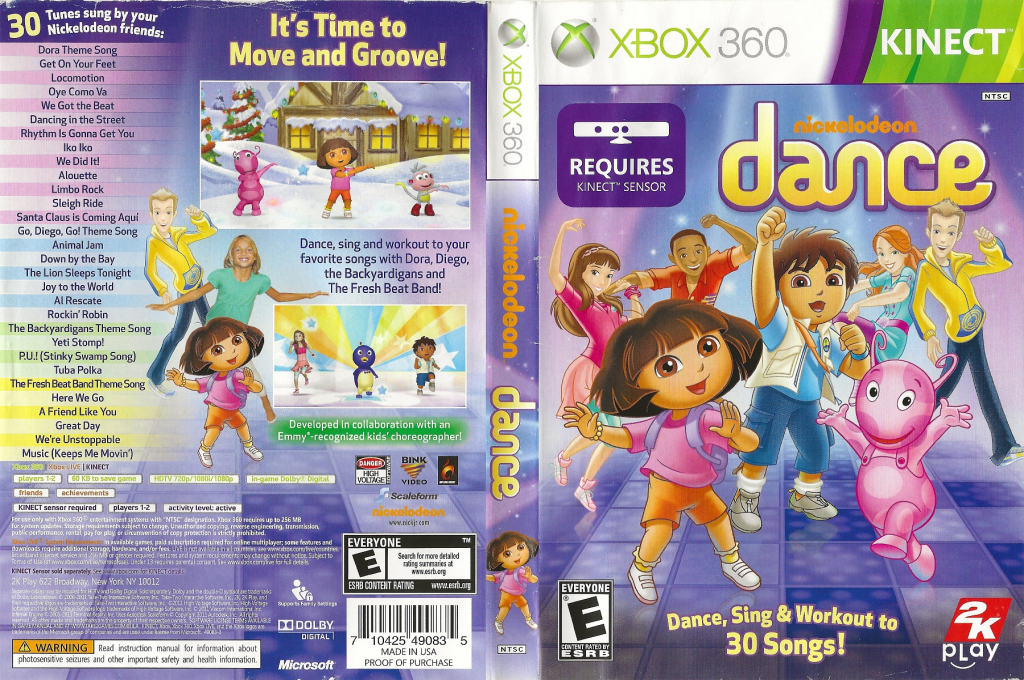 Nickelodeon Dance — box-texture (US)