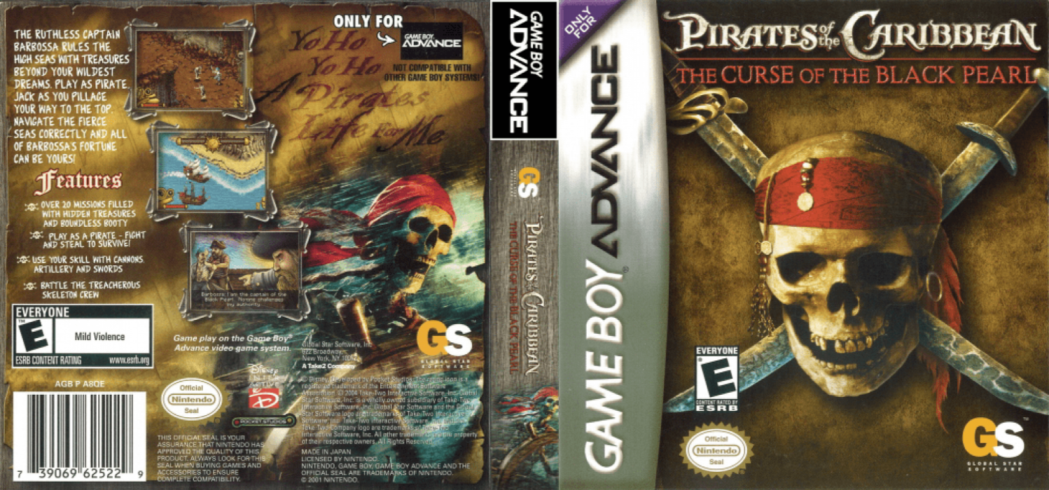 Pirates Of The Caribbean - The Curse Of The Black Pearl — box-texture (US)