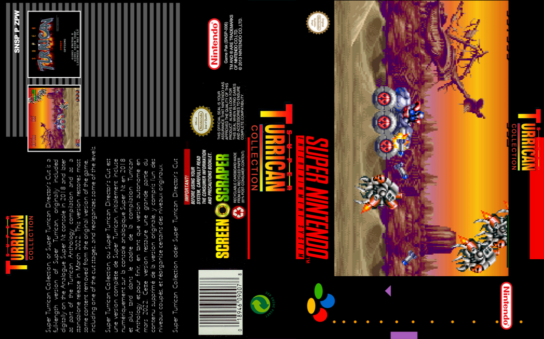 Super Turrican Collection — box-texture (SS)