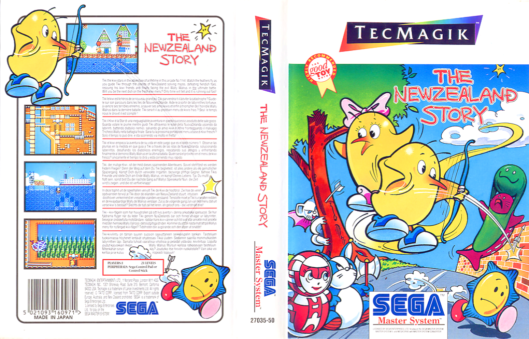 New Zealand Story, The — box-texture (EU)