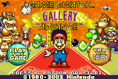 Game & Watch Gallery Advance — sstitle (EU)
