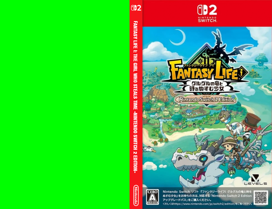 FANTASY LIFE i: The Girl Who Steals Time — box-texture (JP)