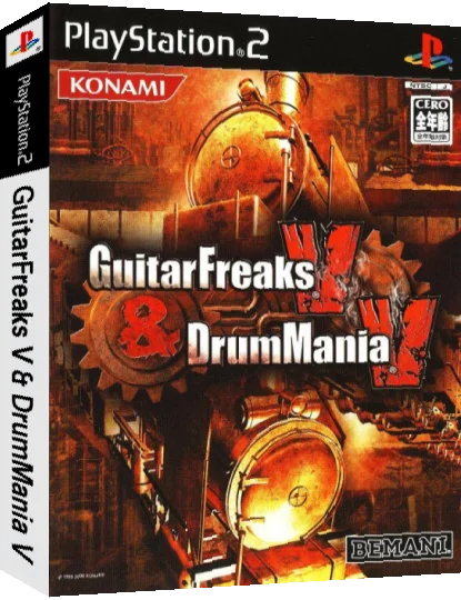 GuitarFreaks V & DrumMania V — box-3D (JP)