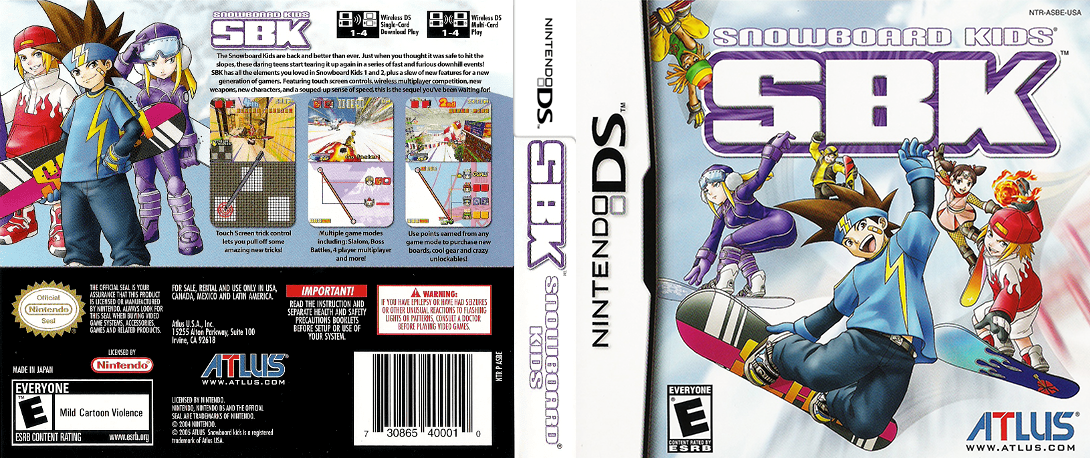 Snowboard Kids Party — box-texture (US)