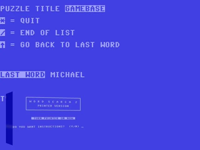 Word Search II : Printer Version — mixrbv2 (WOR)