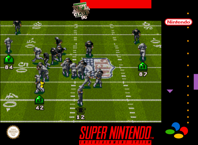 NFL Quarterback Club 96 — box-2D (SS)