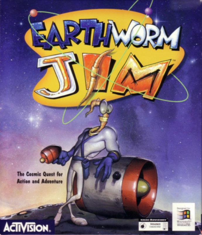 Earthworm Jim box art