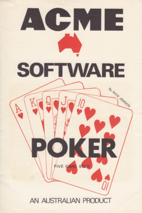 Draw Poker box art