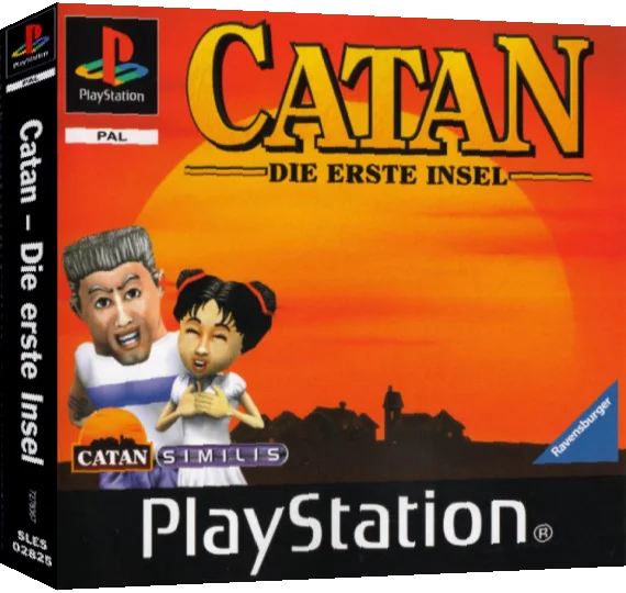 Catan - Die erste Insel — box-3D (DE)