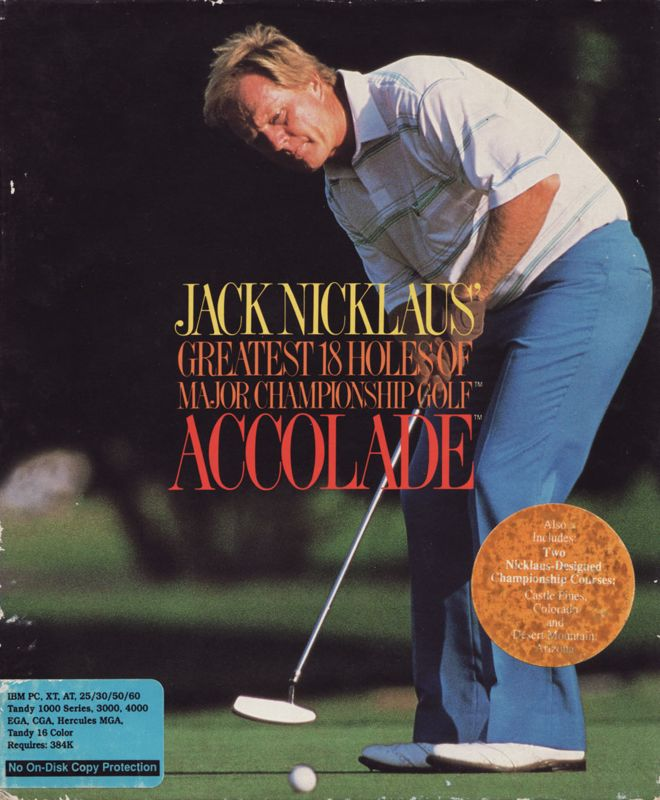 Jack Nicklaus' Greatest 18 Holes Of Major Championship Golf — box-2D (FR)