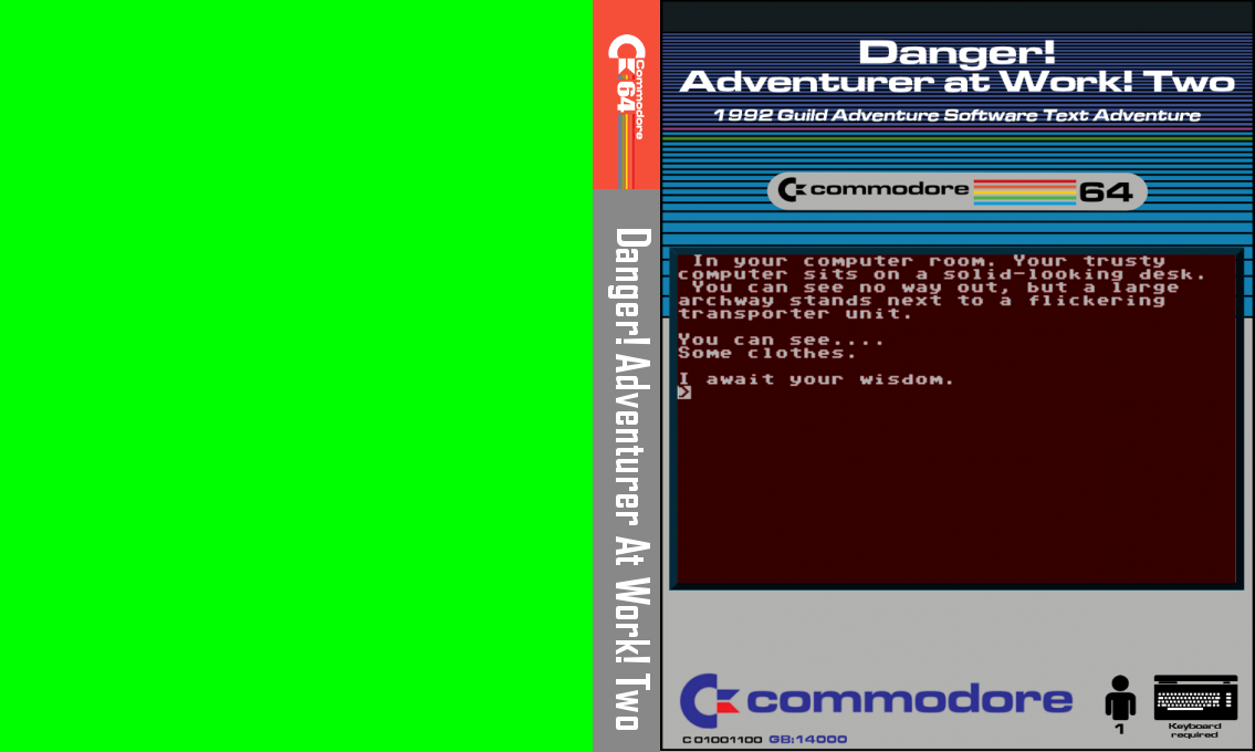 Danger! Adventurer at Work! Two — box-texture (CUS)