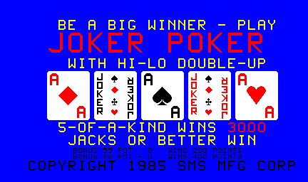 Joker Poker With Hi-Lo Double-Up — sstitle (WOR)