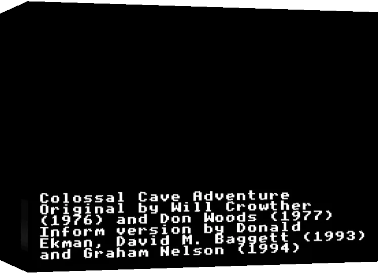 Colossal Cave Adventure - SAM Edition — box-3D (WOR)